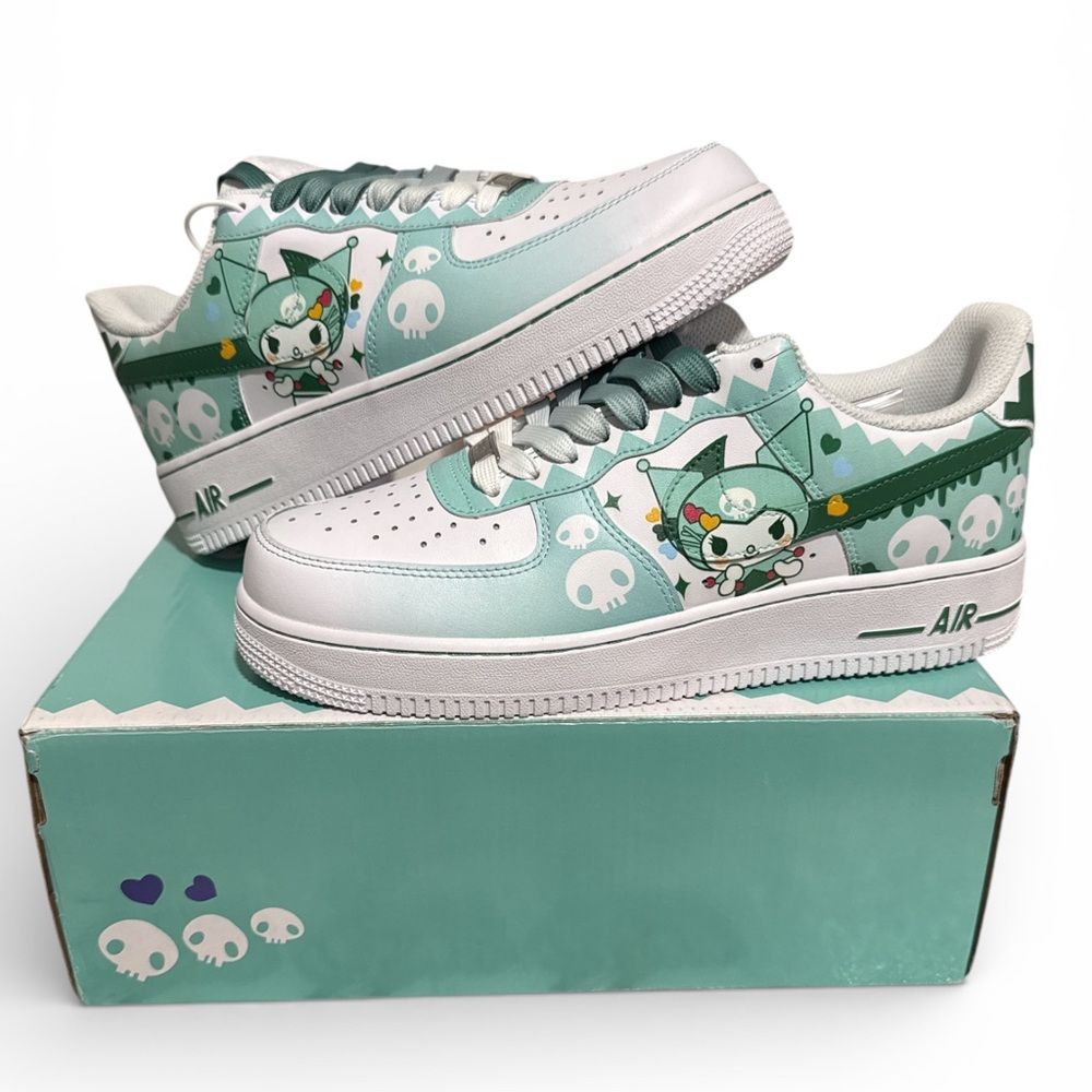 New Custom Nike Air Force 1 "Kuromi" 9Women / 10,5men - Picture 2 of 8